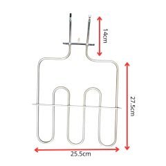 Franke Dominox Ankastre Fırın Alt Rezistans 230-240 Volt 1300 Watt