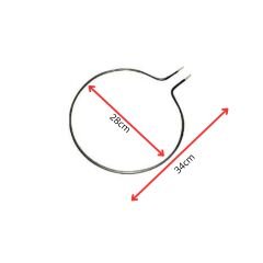 Fırın Rezistansı Daire tip 220 Volt 550 watt